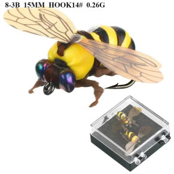 2PCS/BOX Bionic Insects Fly Fishing Lure  2PCS/BOX Bionic Insects Fly Fishing Lure