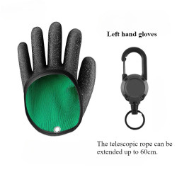 Left hand FISHING GLOVE With Telescoping Buckle 