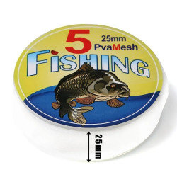 5M*2.5CM PVA Water Dissolving Mesh For Fishing Bait