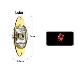 5PCS Fishing Lure Luminous Light for Attracting Fish Red Light
