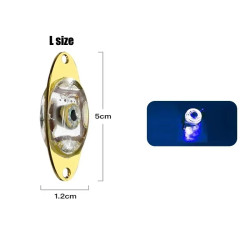 5PCS Fishing Lure Luminous Light for Attracting Fish Blue light