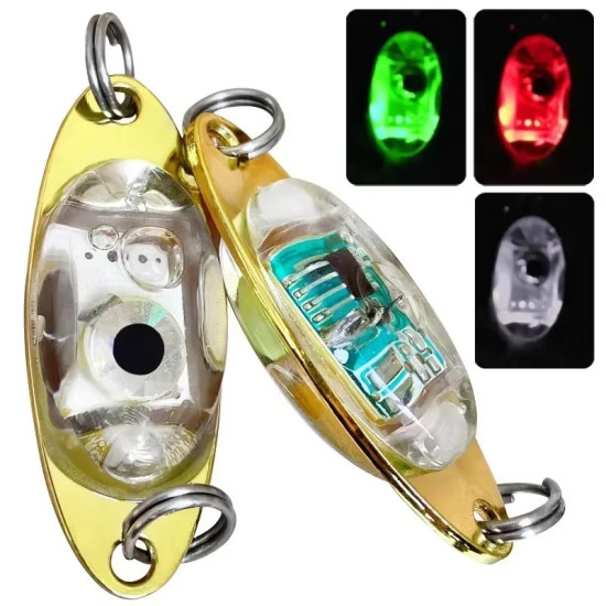 5PCS Fishing Lure Luminous Light for Attracting Fish White Light