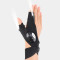 Right Hand LED Half Finger Glove for Night Fishing 