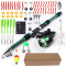1.8m Fishing Rod with 55pcs Fishing accessories Green