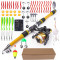 1.8m Fishing Rod with 55pcs Fishing accessories Yellow