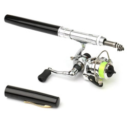 1M Pocket Collapsible Fishing Rod Reel Combo 