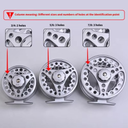1Pc 5/6  Fly Fishing Reel 2+1BB 1:1 Spool Reel Tackle Accessories for Trout