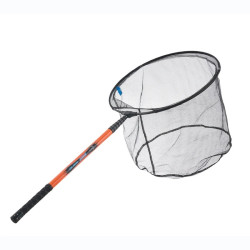 325cm/128inch Total Length,Ultralight 414g,Portable Fishing Landing Net,Carbon Fiber Telescopic Net,Alloy Net Head