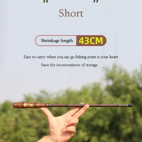 1.8M/2M/2.4M/2.7M/3M/3.3M/3.6M/3.9M/4.5M Ultralight Telescopic Fishing Rod  2-8 Action