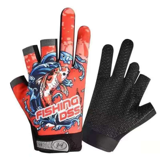 Anti-Slip Fishing Gloves Wear-resistant Summer