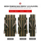 Multifunctional Hard Spinning Fishing Rod Bag 2 Layers 130CM