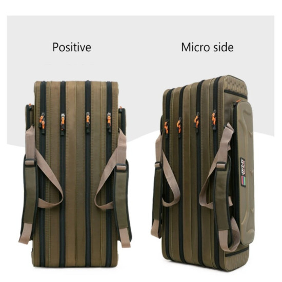 Multifunctional Hard Spinning Fishing Rod Bag 2 Layers 130CM