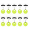 60pcs 10 Group Resistance Space Beans Stopper Size: S/M/L