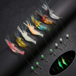 7pcs Shrimp Lures Fishing Lures 