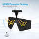 Polarized Fishing Glasses Hat Visors Sport Clips Cap Clip On Sunglasses Anti-UV For Fishing Biking Hiking Riding Eyewear UV400
