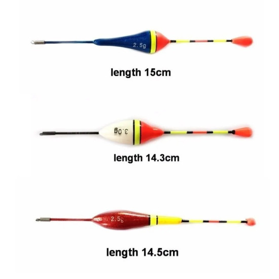 10PCS/BAG Fishing Floats Set Buoy Bobber 
