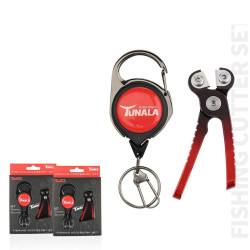 Aluminum alloy fishing line cutter with retractable buckle