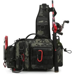 Fishing Tackle Backpack Shoulder Bag -1