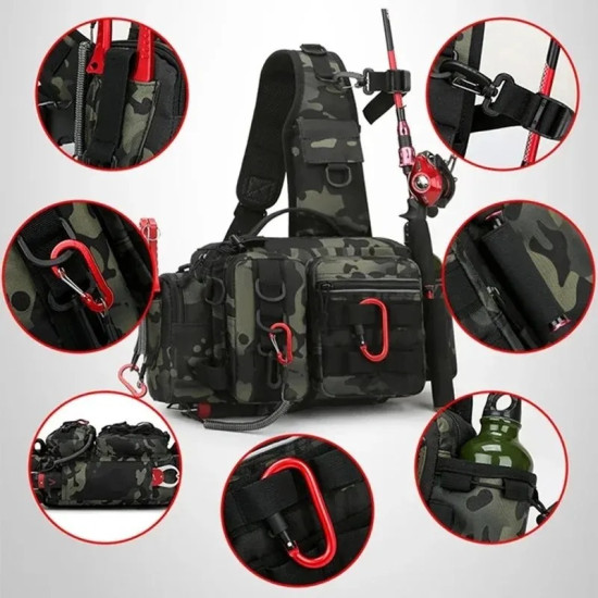 Fishing Tackle Backpack Shoulder Bag