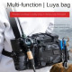 Fishing tackle shoulder bag