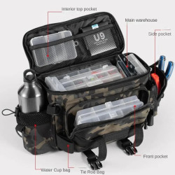 Fishing tackle shoulder bag -1