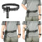 Portable adjustable waist rod holder
