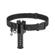 Portable adjustable waist rod holder