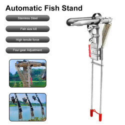 Automatic Spring Fish Rod Support Stand Holder