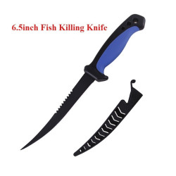 Stainless Steel Fish Filleting Knife Meat Cutting Fish Killing Knife 6.5inch