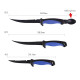 Stainless Steel Fish Filleting Knife Meat Cutting Fish Killing Knife 6.5inch with spoon