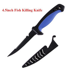 Stainless Steel Fish Filleting Knife Meat Cutting Fish Killing Knife 4.5inch