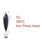  Iron Long Distance Fishing Bait Thrower 7G 10PCS