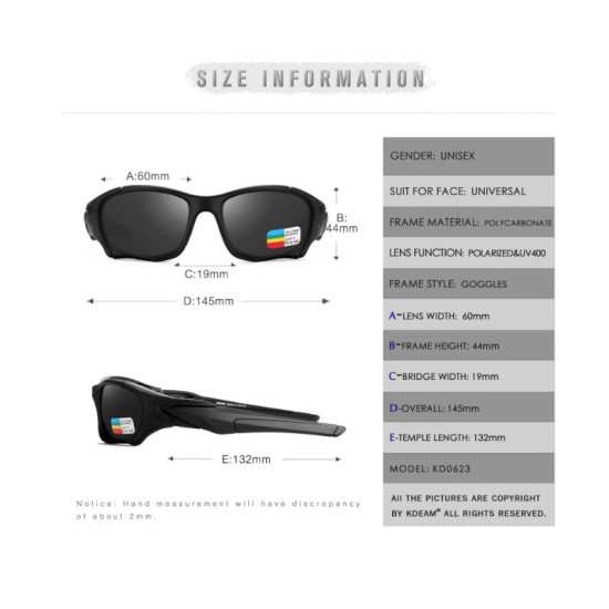 Polarized Fishing Sunglasses Men Women Fishing Night Vision Goggles UV400