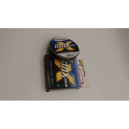 CLIMAX MAX MONO FISHING LINE 0.30MM X 8.5KG X 300 METERS CLIMAX MAX MONO FISHING LINE 0.30MM X 8.5KG X 300 METERS