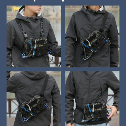 Men's Fishing Vest/Chest/Waist Bag 