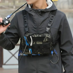 Men's Fishing Vest/Chest/Waist Bag 