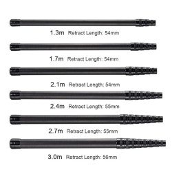 Carbon Fiber Fishing Net Telescoping Handle Pole  