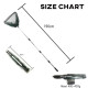 Retractable Landing Fishing Net Telescopic Fishing Net Foldable Sea Mesh Brail For Carp Fly Fishing