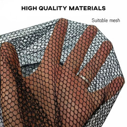 Retractable Landing Fishing Net Telescopic Fishing Net Foldable Sea Mesh Brail For Carp Fly Fishing