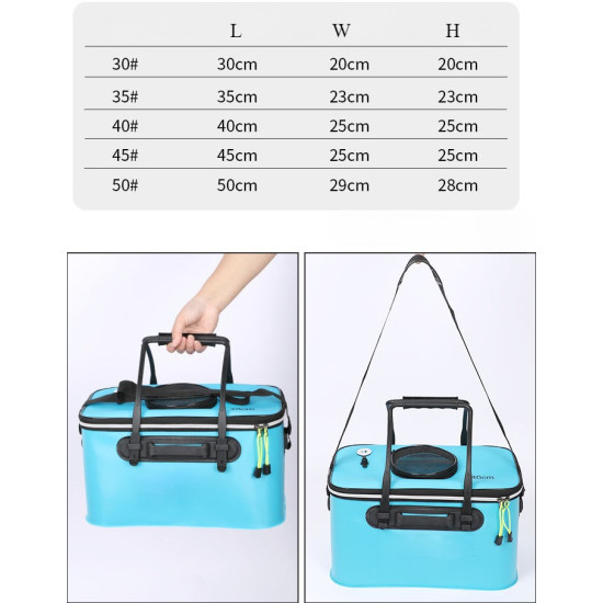 40/45/50CM Foldable Fish Bucket