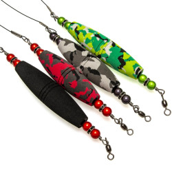 4pcs Catfish Float Rigs with Hook High Buoyancy Fishing Bobbers