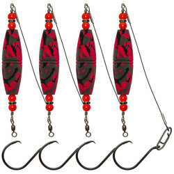 4pcs Catfish Float Rigs with Hook High Buoyancy Fishing Bobbers