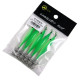 5pcs/bag Luminous Squid Hook 7cm Glow Squid Jigs Hook Cuttlefish Fishing Hook Small Sea Fishing Lures pesca Fishing Bait