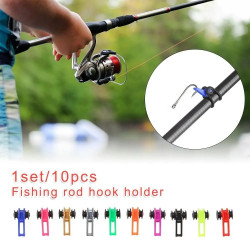 10pcs Fishing Hook Secure Keep For Fishing Rod