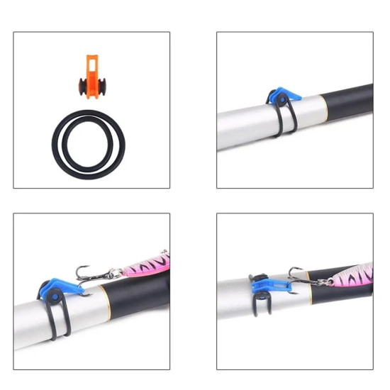 10pcs Fishing Hook Secure Keep For Fishing Rod