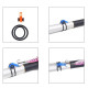 10pcs Fishing Hook Secure Keep For Fishing Rod