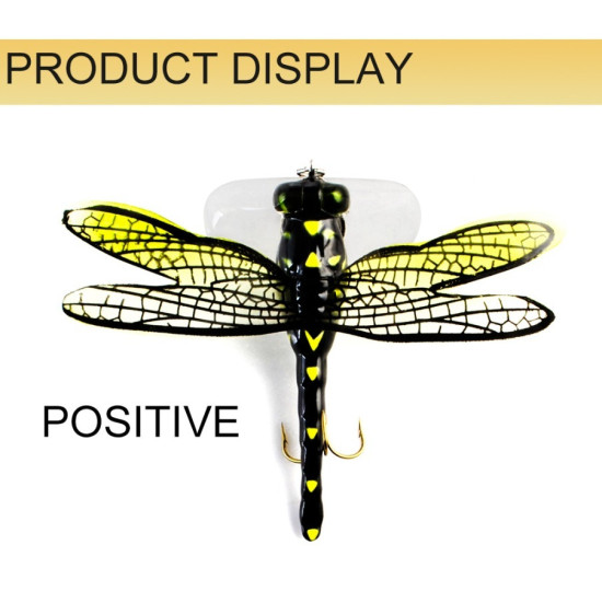 1pcs Topwater Dragonfly Dry Flies Insect Fly Fishing Lure 6G 7.5CM 