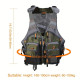 Versaatile Multi-Pocket Fishing Vest with Detachable Backpack - Breathable, Durable Polyester for Sea, Rock, Boat & Fly Fishing