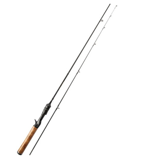 1.68m Wooden Handle Casting Carbon Fibre Fishing Rod