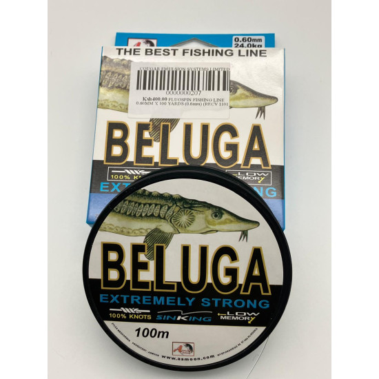 FLUOSPIN (BELUGA) 0.60MMX100M